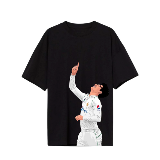 Naseem Shah Oversized T-Shirt – Raw Pace, Real Style