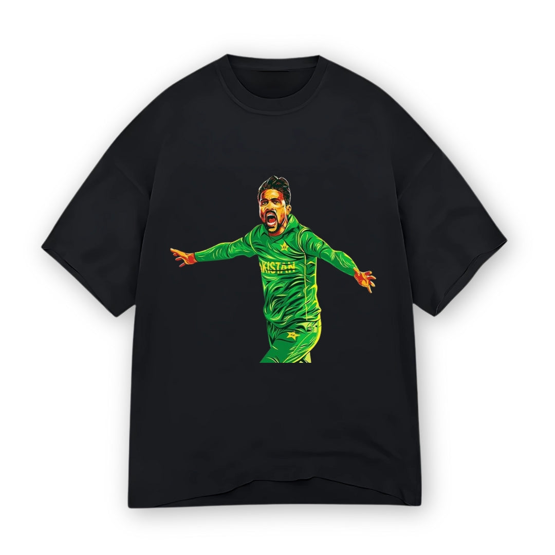 Oversized Muhammad Amir Graphic T-Shirt – Premium Comfort & Style
