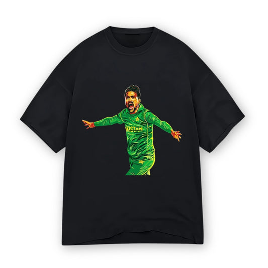 Oversized Muhammad Amir Graphic T-Shirt – Premium Comfort & Style