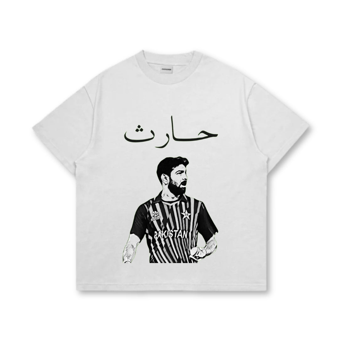 Oversized Haris Rauf T-Shirt – Unleash the Pace, Own the Street