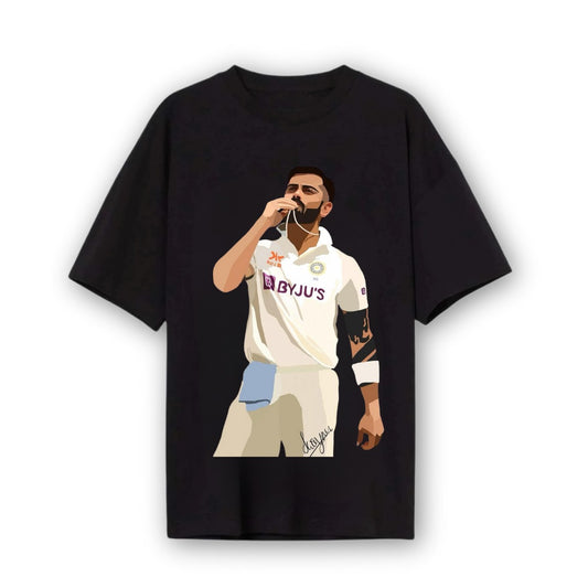 "Exclusive Virat Kohli Oversized Shirt - Iconic Cricket Fan Apparel"